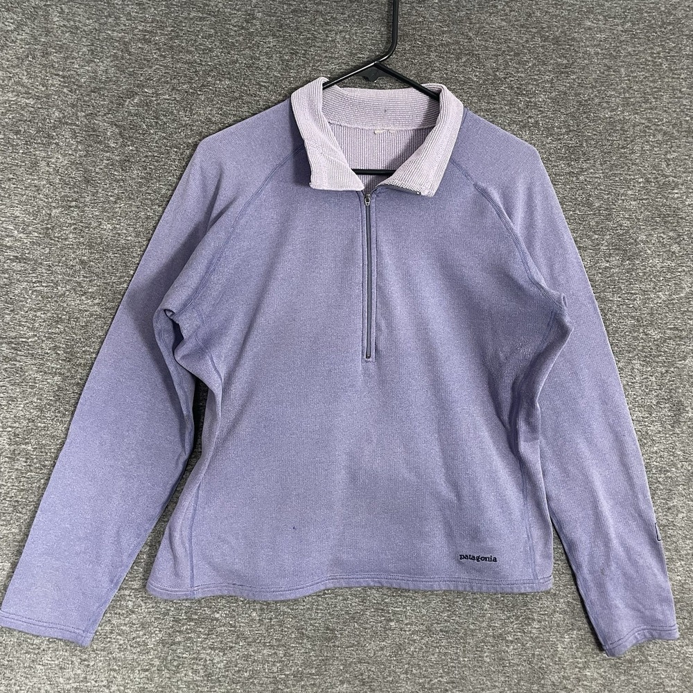 Patagonia Lavender Half-Zip Fleece Pullover